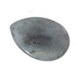 Natural Teardrop Worry Stone, Water Drop Thumb Pocket Palm Stone Chakra Healing Crystal