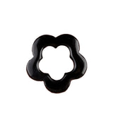 30mm Natural Crystal Hollow Flower Pendant | Hand-Carved Plum Blossom Gemstone for DIY Jewelry