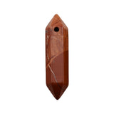 Top Cross-Drilled Crystal Point Beads • Hexagonal Column Natural Gemstone Charms • DIY Handmade Jewelry Crafting Healing Stones