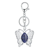 Butterfly Transformation Natural Crystal Pendants – Aesthetic Oval Gemstone Choker Necklace & Creative DIY Accessories