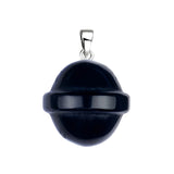 Creative UFO Planet Pendant | 20MM Natural Gemstone Necklace, Multi-Color Healing Crystal Jewelry