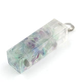 Crystal pendant Amethyst Pendant Crystal gravel square Ladies Fashion Pendant Hexagonal Natural Crystal Quartz Healing