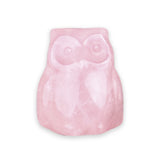 Hand Carved Natura Owl Gemstone Figurine 1.0Inch Animal Statue for Home Decor, Healing Crystals & Thoughtful Gifts