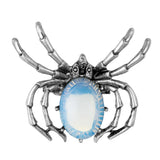 Spider Brooches for Women Men,Clothes and Bags Decoration Ornament Love Friendship Buddies,Gemstone Pendant Necklace Balance