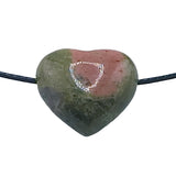 Natural Crystal Heart Pocket Stone, Polished Heart‑Shaped Gemstone Palm Worry Stone, Healing Crystal Love Decor & Gift