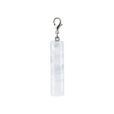 Gemstone Cylinder Pendant – 8x30mm Crystal Charm for Necklace, Keychain & Bag Tag – Healing Stone Jewelry for Women & Men