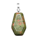 Gemstone Coffin Pendant for Making Jewelry Handmade Craved 19x30mm Halloween Gothic  #SP11378 Crystal Charm