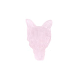 Handmade Craved 1 Inch Mini Wolf Head Crystal Figurine Ornament for Home Decor Meditation, Reiki & Spiritual Gift #SP1887