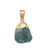 Reiki Healing Faceted Stone Pendant for Making Jewlery