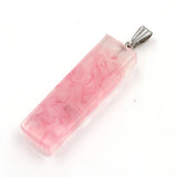 Crystal pendant Amethyst pendant  Rectangular Crystal Stone cylindrical lady Pendant Hexagonal Natural Crystal Quartz Healing