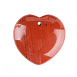 30MM Heart Crystal Gemstone Charms with Hole Punk Style Love Shaped Pendant DIY to Make Necklace & Keychain