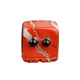 Mini Crystal Ghost Monster Statue - 20mm Assorted Colorful Genuine Stones Pixel Game Totem Office Stress Relief Toy
