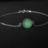 Real Gemstone Chain Bracelet Aromatherapy Essential Oil Diffuser Bracelet - Natural Gemstone Beads Healing Crystal Bracelet