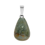 Teardrop Stone Pendants Natural Drop Charms Water-Drop Stone women Necklace for DIY Jewelry Making