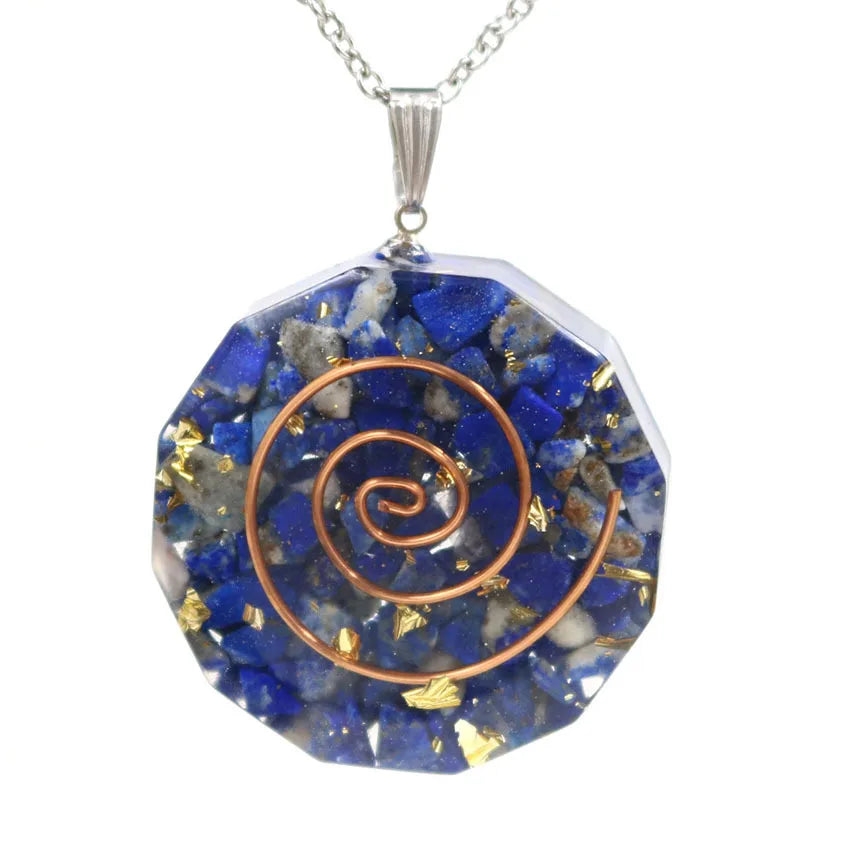 Colorful crystal dropper pendant Amethyst powder gravel crystal Fashion Pendant Crystal Quartz Healing For Women and girls
