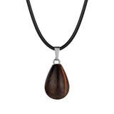 Teardrop Stone Pendants Natural Drop Charms Water-Drop Stone women Necklace for DIY Jewelry Making