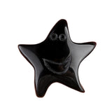 30mm Natural Crystal Smiling Starfish Figurine | Hand-Carved Gemstone Starfish for Reiki & Home Decor