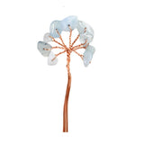 Carved Natural Crystal Chips Gemstone Tree Branch Semi-Precious Stone Home Decoration Ornament for DIY Craft Making