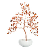 Crystal Gemstone Tree | Feng Shui Money Tree in White Small Bowl Base for Indoor Home Decoration
