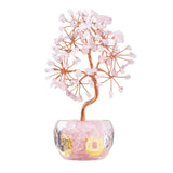 Handmade Natural Stone Money Tree Decor | Exquisite Crystal Bonsai Ornament for Prosperity & Healing | Unique Office & Home Gift #SP1880
