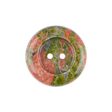 30MM Button-shaped Crystal Gemstone Charms with Hole Delicate Pendant DIY to Make Necklace & Keychain Gift