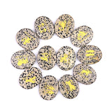 Carving 12 Constellation Healing Stones Multiple Gemstones Choose Oval Polished Gemstone Collectibles #SP1904-W16