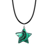 Natural Stone Star Shape Healing Stone Pendant Chakra Crystal Gemstone Charms for Necklace Earring Bracelet Jewelry Making