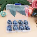 20x30mm Egg-Shape Gemstones for Home Decoration Healing Balancing  8PCS In Box
