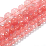 Natural Loose Crystal Beads for Jewelry Making - Polished Round Gemstone Strand