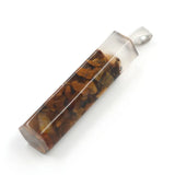 Crystal gravel pendant Amethyst Pendant Square column women's Fashion Pendant Hexagonal Natural Crystal Quartz Healing