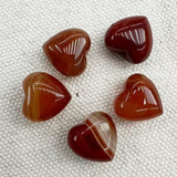 Natural Crystal Heart Pocket Stone, Polished Heart‑Shaped Gemstone Palm Worry Stone, Healing Crystal Love Decor & Gift