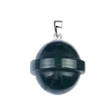 Creative UFO Planet Pendant | 20MM Natural Gemstone Necklace, Multi-Color Healing Crystal Jewelry