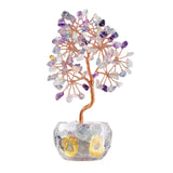 Handmade Natural Stone Money Tree Decor | Exquisite Crystal Bonsai Ornament for Prosperity & Healing | Unique Office & Home Gift #SP1880