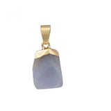 Reiki Healing Faceted Stone Pendant for Making Jewlery