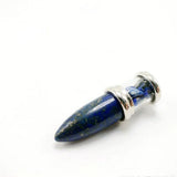 Natural gem crystal bullet head gravel Pendant Random Natural Gemstone Healing Chakra Bullet Charms Semi-Precious Gemstone