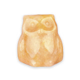 Hand Carved Natura Owl Gemstone Figurine 1.0Inch Animal Statue for Home Decor, Healing Crystals & Thoughtful Gifts