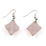 Fashion New Agate Crystal David Star Merkabar Pendulum Necklace Earrings Craft Gemstones For Decoration