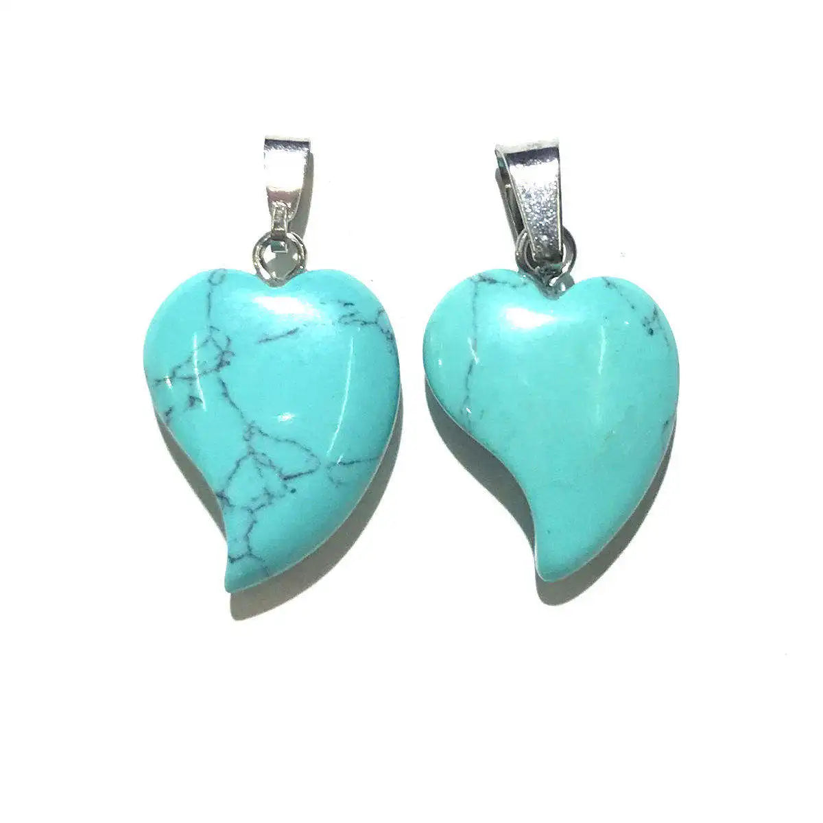 Natural Crystal Peach Heart Pendant, Chakra Healing Stone Charm for Women DIY Necklace Jewelry