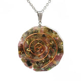 Colorful crystal dropper pendant Amethyst powder gravel crystal Fashion Pendant Crystal Quartz Healing For Women and girls