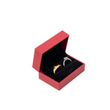 Premium Paper Double Ring Gift Box – Elegant Jewelry Display Case for Wedding Sets and Dual Rings #PB0090-R02