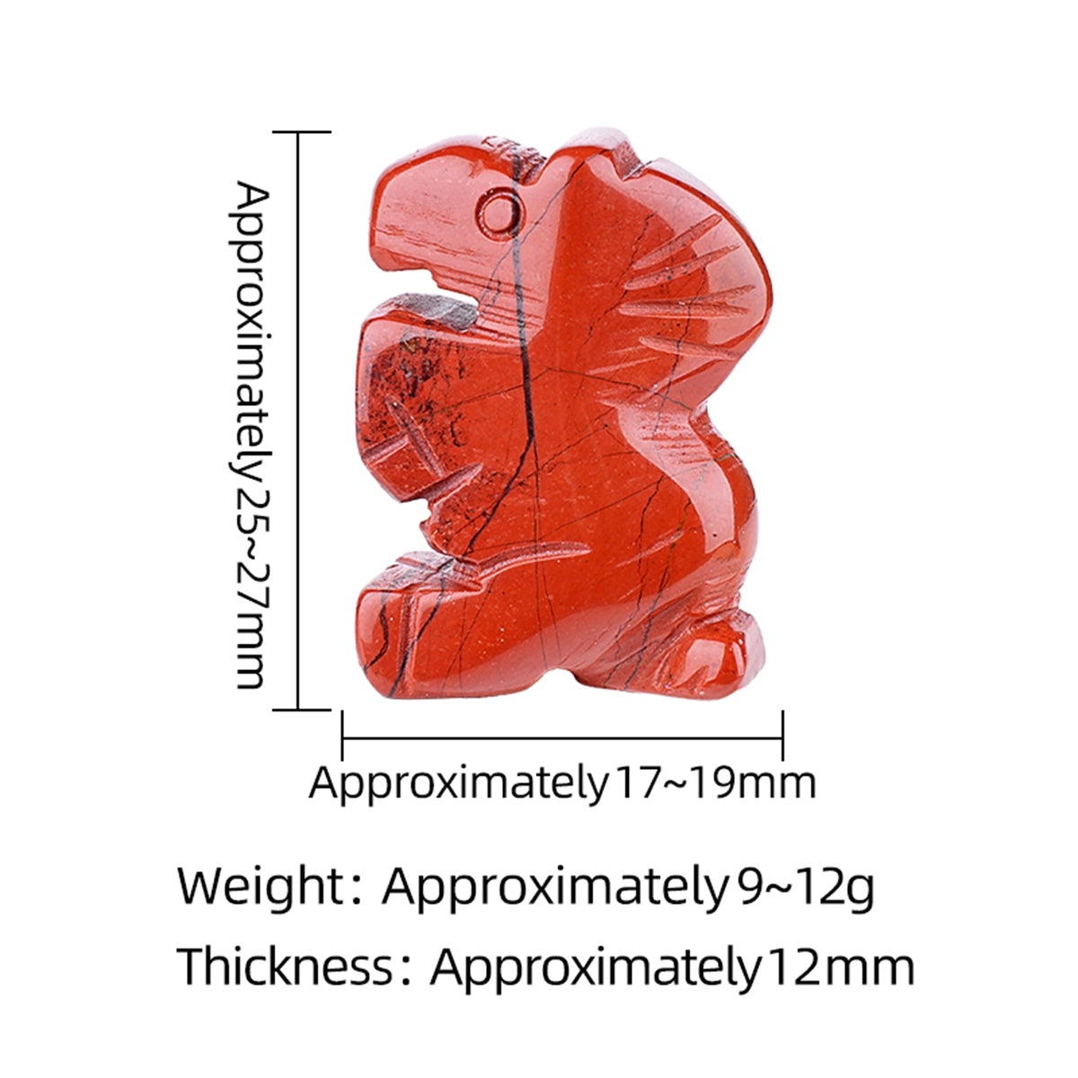 1.0Inch Handmade Carved Gemstone Horse Ornament For Home Office Desk Decor Mini Stone Animal Figurine Statue Reiki Healing Crystal