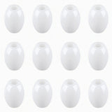 12PCS Natural Stone Large Hole Barrel Beads 18x13mm, Polished Gem Drum Beads for Bracelet Necklace