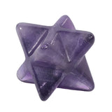 Mini Merkabah Energy Balance Stones, 20mm Polished Healing Quartz Crystals Talisman, Wicca Spiritual Protection Pocket Palm Stone