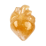 30MM Carved Gemstone Human Heart Figurine Pendant for Making Jewelry SP2043