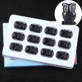 12Pcs Crystal Owl Figurine Set | Hand-Carved Gemstone Owl Collection Gift Box