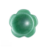 Natural Crystal 36mm Flower Pocket Palm Stone Healing Worry Stone for Meditation & Anxiety Relief -#SP2056