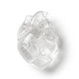 30MM Carved Gemstone Human Heart Figurine Pendant for Making Jewelry SP2043