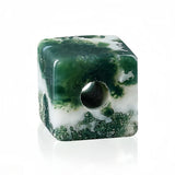 16mm Gemstone Cube Beads for DIY Making Jewelry Drilled 5MM Big Hole Loose Square Crystal Beads #SZ0169