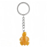 Cute Sea Turtle Keychain – Healing Crystal Keyring Accessory for Daily Carry KC2311