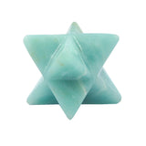 Mini Merkabah Energy Balance Stones, 20mm Polished Healing Quartz Crystals Talisman, Wicca Spiritual Protection Pocket Palm Stone